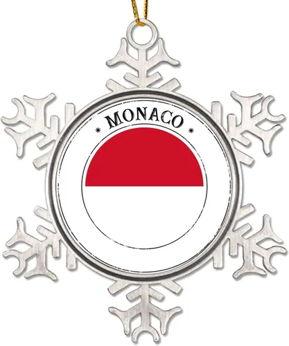 Vista 14 de Bandera de Malasia Adornos de Navidad para niños, bandera nacional, silueta de Malasia, decoraciones de Navidad, regalo de metal copo de nieve