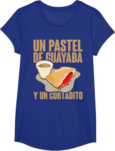Vista 76 de Funny Cuban Coffee Guayaba Guava Breakfast T Shirt T-Shirt Asphalt Grey