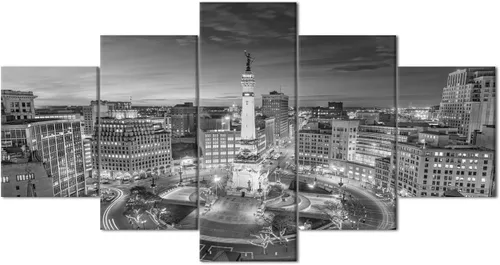 Vista 23 de Impresión fotográfica de paisajes oceánicos en blanco y negro, obra de arte en lienzo de paisaje marino, estirado y enmarcado, lienzo de ojo