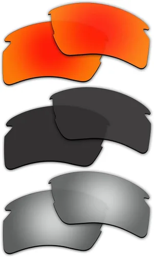 Vista 2 de 3par de lentes polarizadas para Oakley Flak 20XLGafas de sol de repuesto Pack P1