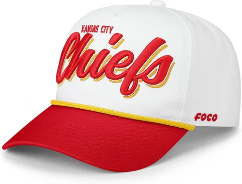 Vista 17 de FOCO Gorra con logotipo del equipo de la NFL para hombre con script Monty