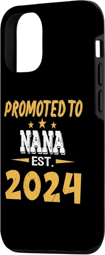 Vista 2 de Funda para iPhone 14 Promoted To NANA Est.2024 Pregnancy Announcement New Baby