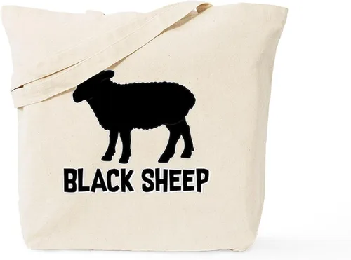 Vista 7 de CafePress Woolly Moo in Sheep's Tote Bag Reusable Natural Beige Canvas Shopping Bag