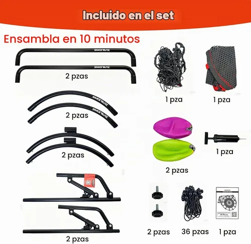 Vista 5 de Dual-Sided Adjustable Baseball Rebound Net for Multi-Sport,Includes 2 Balls Rojo