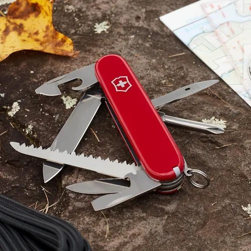 Vista 3 de Victorinox Hiker multiherramienta hecha para la sierra de madera al aire libre para senderismo y camping