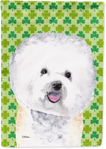 Vista 74 de Caroline's Treasures SS4442GF Affenpinscher Bandera de jardín con retrato de trébol del día de San Patricio para buzón, bandera decorativa