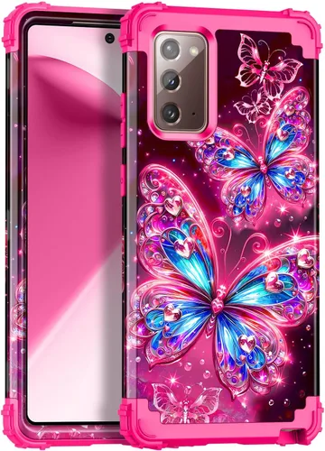 Vista 17 de Miqala Funda para Galaxy S9, brilla en la oscuridad, tres capas, resistente, a prueba de golpes, protección de cuerpo completo, parachoques