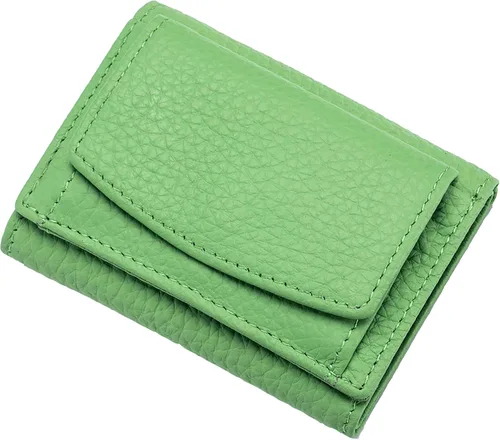 Vista 9 de Mini cartera unisex con bloqueo RFID con bolsa para monedas, bolsillo organizador de fraude de tarjetas de crédito, plegable, delgado y compacto