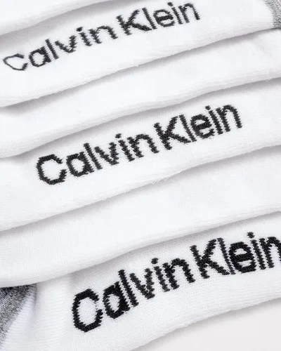 Vista 26 de Calvin Klein Calcetines para hombre, mezcla de algodón, acolchados, sin talla, forro de calcetines atléticos (6 unidades)