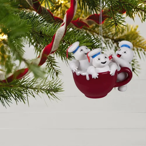 Vista 6 de Hallmark Keepsake Adorno de Navidad 2021, Cazafantasmas: Mini Pufts de la vida después de la vida