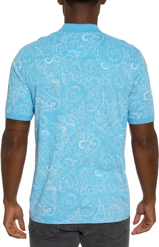 Vista 2 de Robert Graham Camisa polo de punto de manga corta para hombre