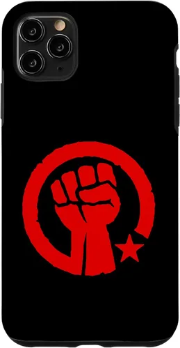 Vista 11 de Funda para iPhone 14 Rebel Red Socialist Fist