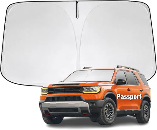 Vista 114 de Parasol para parabrisas Acura MDX 2001-2013, protector de parabrisas 300T, bloquea los rayos UV, ajuste personalizado, MDX para parabrisas