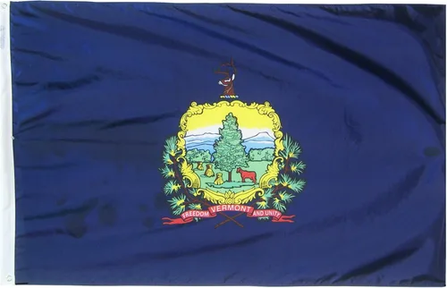 Vista 7 de Annin Flagmakers Bandera del estado de Vermont fabricada en Estados Unidos según las especificaciones de diseño oficiales del estado, 2 x 3 pies