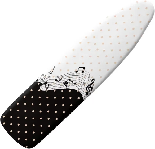 Vista 7 de Funda resistente al abrasador para tabla de planchar con borde elástico, color cereza de 15 x 54 pulgadas, fundas para tabla de planchar para tablas