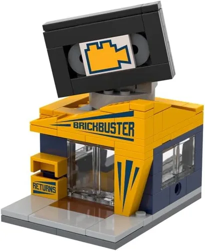 Vista 7 de Brick Loot Exclusiva tienda de suministros para la escuela de arte de Mini City – Kit de construcción de modelos diseñado a medida – Juguete