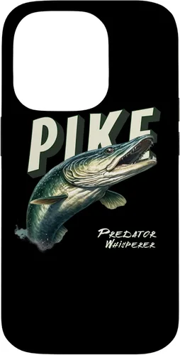 Vista 17 de iPhone 16 Northern Pike Whisperer Fishing Enthusiasts Angler Fishermen Case