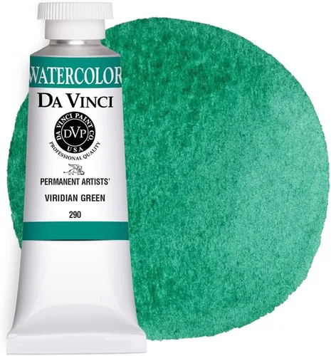 Vista 5 de DA VINCI PAINTS Pintura Acuarela Profesional para Artistas, Azul Cobalto, 15mL
