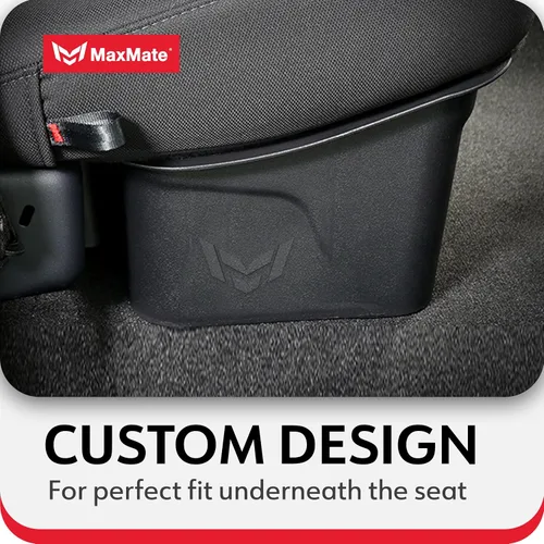 Vista 3 de MaxMate Caja de almacenamiento para debajo del asiento compatible con Ford F-150 2015-2026; F-250 F-350 SD Supercrew Cab 2017-2026, organizador