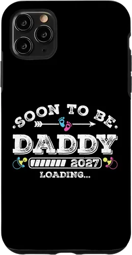 Vista 13 de Soon to Be Daddy 2027 Loading for Pregnancy Announcement Case for iPhone 17