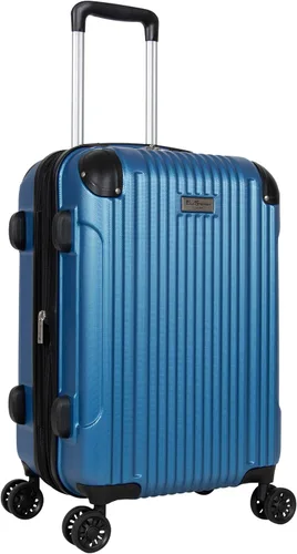 Vista 3 de Ben Sherman Heathrow Hall - Maleta de 8 ruedas extensible y ligera, color gris oscuro, azul (Vivid Blue)), 181557VB