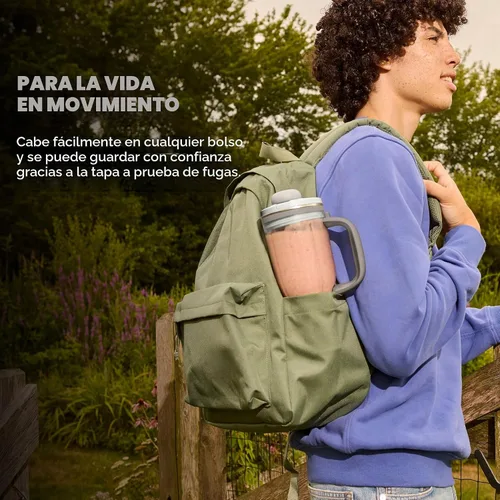 Vista 5 de Ninja BlendBOSS - Licuadora personal, hueso y champán exclusivo de Amazon