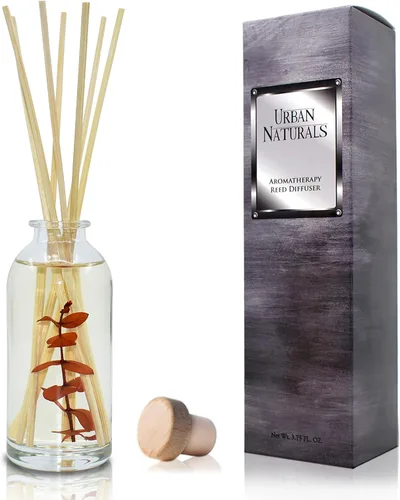 Vista 45 de Urban Naturals Amber & Lavender - Juego de difusor con varillas aromáticas Colección de aromaterapia (Awaken + Renew) Mind & Body Ambientador