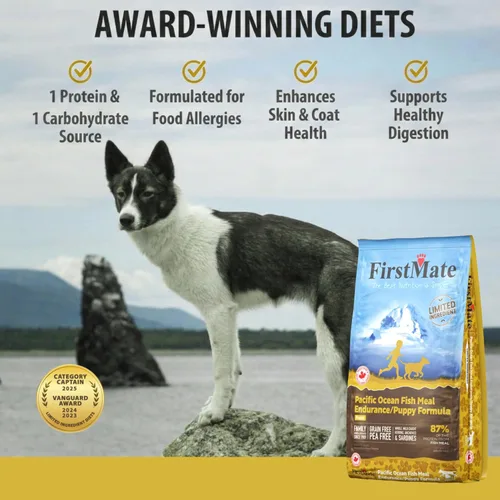 Vista 7 de FirstMate Pet Foods Alimento seco para perros – Ingrediente limitado Comida de pescado del Océano Pacífico, fórmula de resistencia/cachorro – Receta