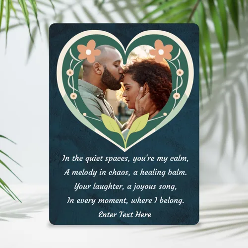 Vista 7 de Panel de fotos personalizado, panel de fotos personalizado, regalos de San Valentín, regalos para mujeres, regalos para ella, regalos Corazón floral