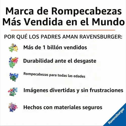 Vista 5 de Ravensburger Railway Station - Rompecabezas único de 60 piezas para niños, superficie antirreflejo, materiales certificados FSC, ideal