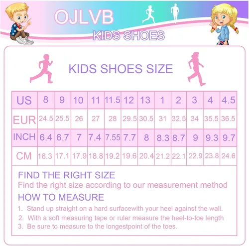 Vista 6 de OJLVB Tenis deportivos para niños y niñas, tenis para correr, atléticos, para caminar, gimnasio, senderismo, senderismo, transpirables, ligeros