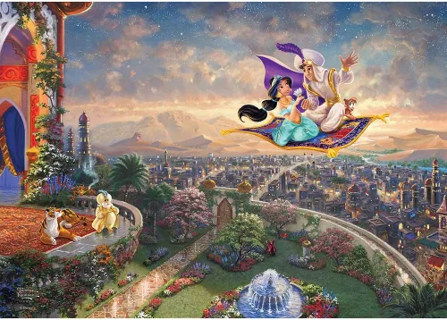 Vista 28 de MIGHTYPRINT Disney – La Bella Durmiente – Princesa Aurora y el Príncipe Felipe – Arte de pared duradero de 24 x 17 pulgadas – No hecho de papel