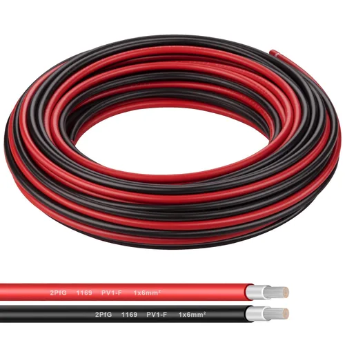 Vista 9 de Cable de extensión fotovoltaico de cobre estañado 8AWG (10 mm²), cable de conexión de panel solar para caravanas al aire libre, lancha automotriz