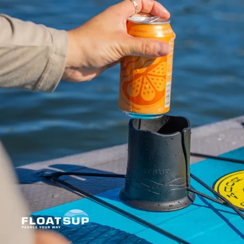 Vista 8 de Floatsup® Portavasos para Tabla de Remo y Kayak en Color Negro