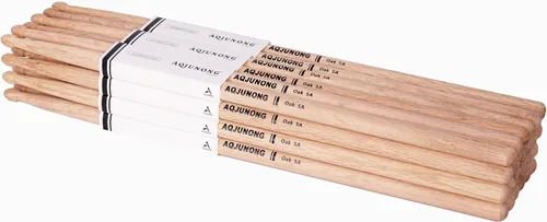 Vista 7 de Baquetas clásicas de madera de roble 2B (12 pares) Made of High-density Oak with Oval Tip, the Oversize Design That Produces a Louder Sound When