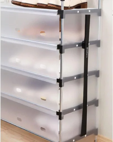 Vista 4 de Mango de recolección de zapatos domésticos súper largo para mujeres mayores y embarazadas, tirador de zapatos de plástico con succión magnética