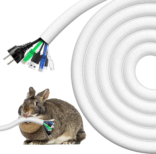 Vista 11 de AGPTEK Funda de cable, telar de alambre automotriz, resistente al calor, cubierta de protección de cable de tubo de manga dividida trenzada