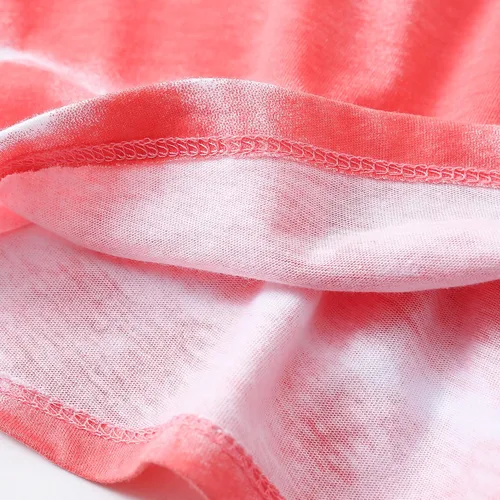 Vista 5 de Inadays Camisón de algodón para mujer, ropa de dormir de manga corta, camisón casual con estampado, pijama holgado y cómodo