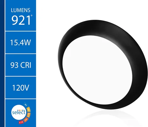 Vista 2 de NICOR Lighting RSD561120SBK RSDS56 - Luz de disco, color negro