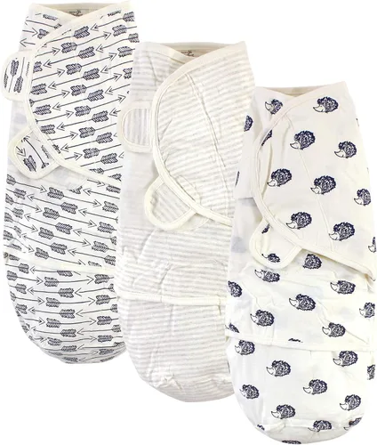Vista 14 de Touched by Nature Envolturas unisex de algodón orgánico para bebé, pájaro, 0-3 meses
