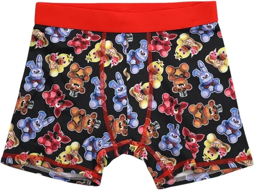 Vista 2 de Bioworld Five Nights at Freddy's Horror Video Game Youth Boys Underwear 5pk Boys Boxer Briefs Set