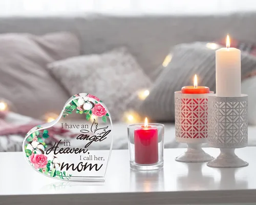 Vista 5 de SICOHOME Regalo conmemorativo para la pérdida de la madre, regalos de condolencia por pérdida de la madre duelo funeral en memoria de un ser