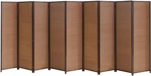 Vista 8 de 3 4 5 6 7 8 Panels Room Separator Freestanding Wall Divider for Office/Bedroom/Hotel, Foldable Room Divider Partition Privacy Screen, Wood