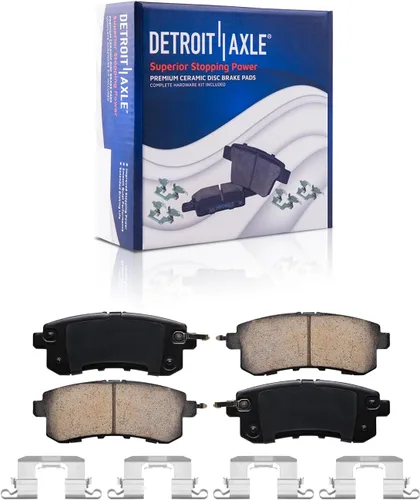 Vista 133 de Detroit Axle - Pastillas de freno para Avalanche Express Suburban Savana Yukon XL 1500 Chevy Tahoe GMC Cadillac Escalade, Pastillas de freno