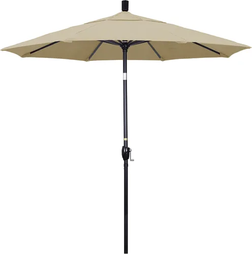 Vista 15 de California Umbrella 7.5' paraguas redondo de aluminio del mercado, elevación de la manivela