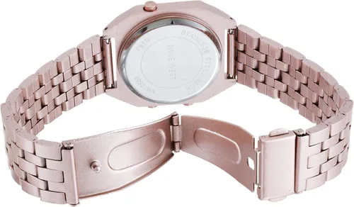 Vista 3 de Nine West Reloj de vestir de cuarzo para mujer con correa de acero inoxidable
