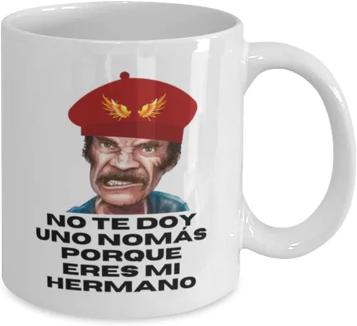 Vista 2 de Regalo para hermano, primo taza de café no te doy una nomas