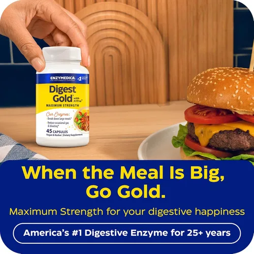 Vista 5 de Enzymedica Digest Gold & SubCulture Probiótico para la salud intestinal diaria, suplemento de enzimas digestivas para mujeres y hombres, ayuda a