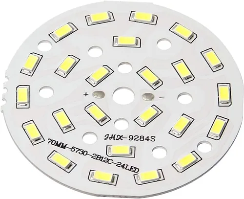 Vista 4 de Othmro Bombilla LED con chip de 2.75 pulgadas de diámetro, luz súper brillante de alta potencia, lámpara de aluminio de 36-42 V 6500 K