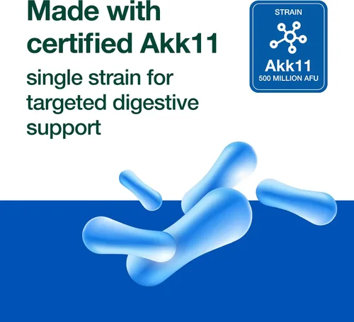 Vista 4 de Fresh Nutrition Akkermansia Muciniphila Probiotic 500M AFU para producción de GLP-1 - Suplemento probiótico pre + - 30 cápsulas